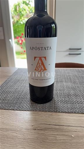 Vin Rouge sec Old Vine Tempranillo Apóstata 2019 Espagne Castille et León Ribera del Duero