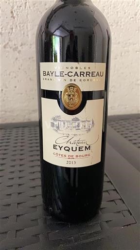 Bordeaux Côtes-de-bourg Château Eyquem 2013