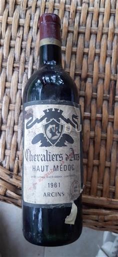 Bordeaux Haut-Médoc Chevaliers Arcins 1961