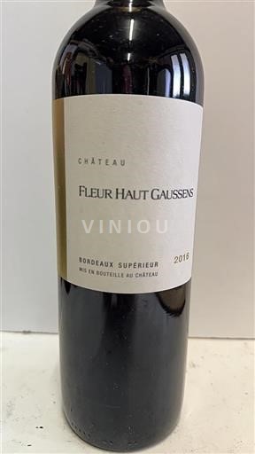 Bordeaux Bordeaux Supérieur Fleur Haut Gaussens 2016