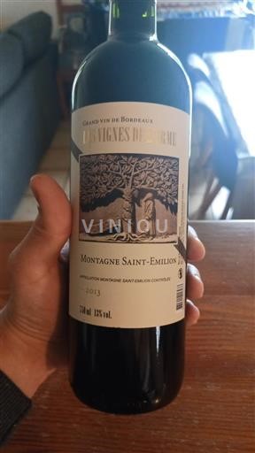 Bordeaux Montagne-saint-émilion Les Vignes de l'Arme 2013