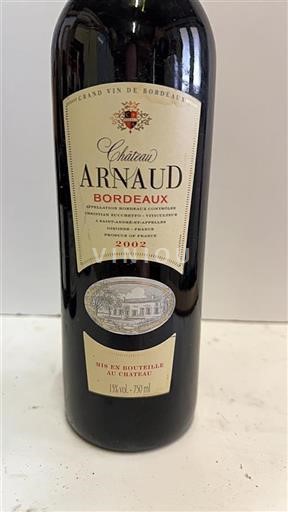 Bordeaux Château Arnaud 2002