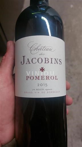 Bordeaux Pomerol Château Des Jacobins 2015