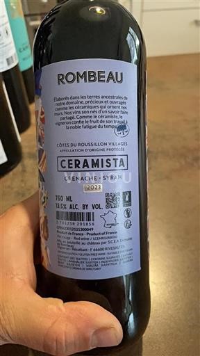 Roussillon Côtes du Roussillon Villages Rombeau Ceramista 2023