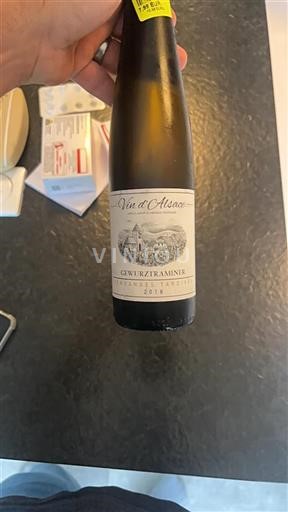 Alsacia Grand Cru Vendanges Tardives 2018