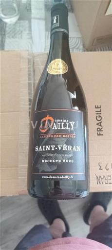 Borgogna Saint-Véran Domaine Dailly 2023