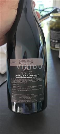 Vallée de la Loire Saumur-champigny Domaine Nerleux Les Loups Noirs 2020