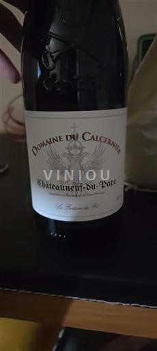 Vin Rouge sec La fortune du Pot Domaine Calcernier 2021 France Vallée du Rhône Châteauneuf-du-pape AOC