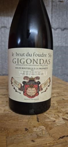 Vallée du Rhône Gigondas Gigondas La Cave Le Brut du Foudre 56 2014