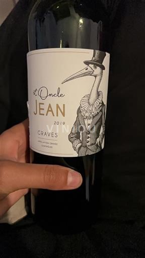 Vin Rouge sec L'Oncle Jean 2019 France Bordeaux Graves