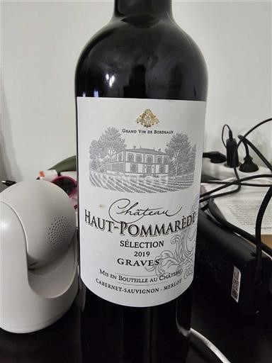 Bordeaux Graves Château Haut-Pommarède Sélection 2019