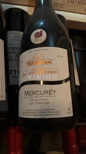 Burgundsko Mercurey Domaine Four Bassot Les Terroirs 2018