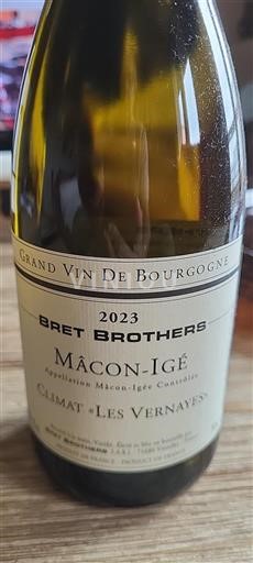 Borgogna Mâcon e Mâcon-Villages Bret Brothers Climat Les Vernayes 2023