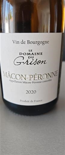 Burgundi Mâcon ja Mâcon-kylät Domaine Grison 2020