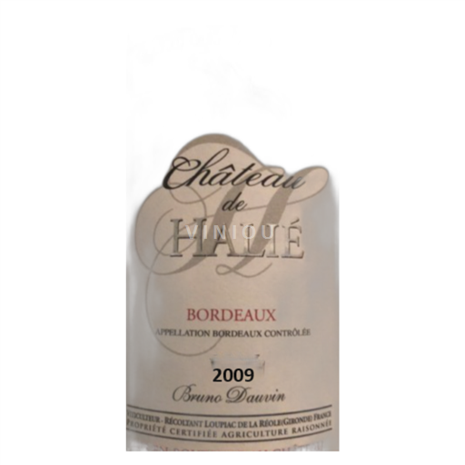 Bordeaux Château Halié 2009
