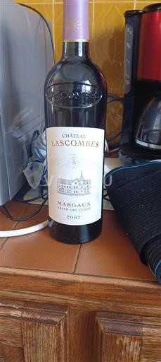 Bordeaux Margaux Grand Cru Château Lascombes 2007