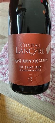 Langvedok Pic-saint-loup Château Lancyre Clos des Combes 2023