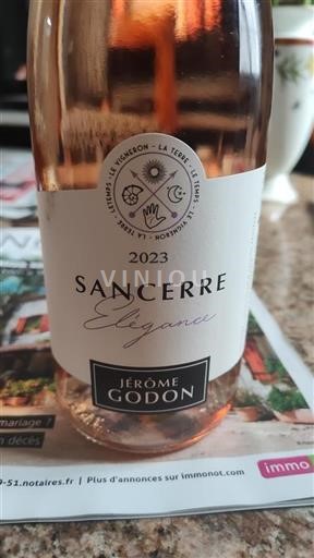Loiredalen Sancerre Jérôme Godon Elégance 2023