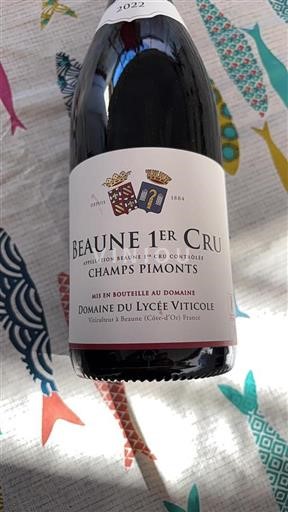 Borgoña No especificado Premier Cru Domaine Lycée Viticole Champs Pimonts 2022