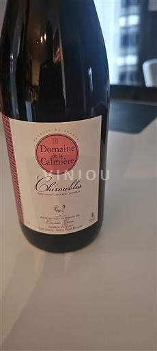 Beaujolais Chiroubles Domaine La Calmière 2011