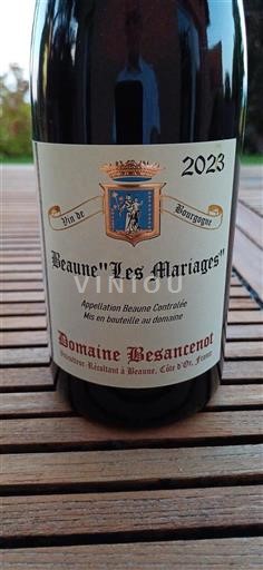 Burgund Beaune Domaine Besancenot Les Mariages 2023