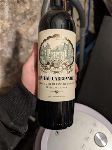 Bordeaux Pessac-Léognan Grand Cru Château Carbonnieux 2022