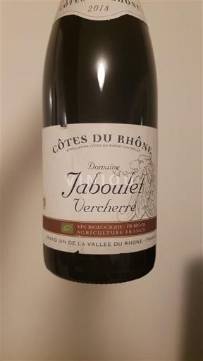 Rhônedalen Côtes du Rhône Domaine Jaboulet Vercherre 2018