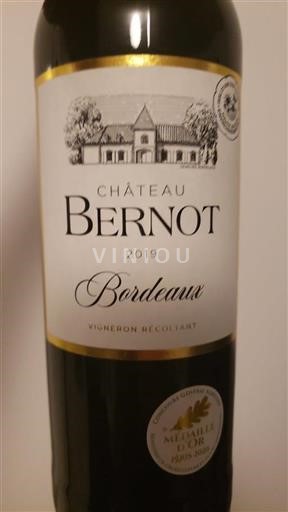 Bordeaux Château Bernot 2019