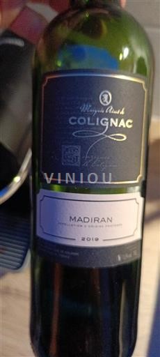 Sud-Ovest Madiran Marquis de Colignac 2019