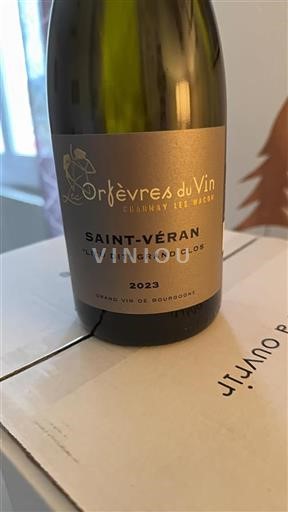 Burgundsko Saint-Véran Les Orfèvres du Vin "Lieu Dit" Grand Clos 2023
