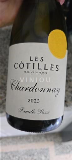 Bourgondië Bourgogne Chardonnay Famille Roux Les Côtilles 2023