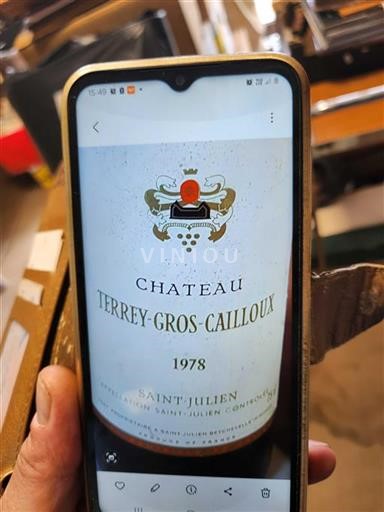 Bordeaux Saint-Julien Château Terrey-Gros-Cailloux 1978