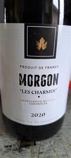 Beaujolais Morgon Les Charmes 2020