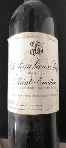 Bordeaux Saint-Émilion Grand Cru Grand Cru Château Vieux Sarpe 1974