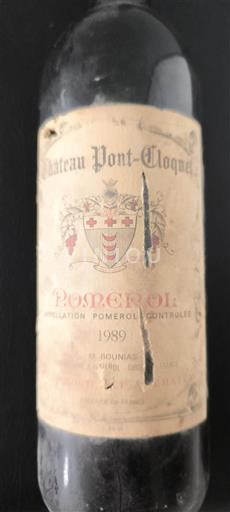 Bordeaux Pomerol Château Pont-Cloquet 1989
