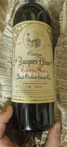 Bordeaux Saint-Émilion Grand Cru Grand Cru Château Jacques Blanc du Maître 1990