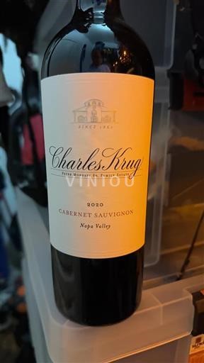 AVA californiennes Napa Valley Charles Krug Cabernet Sauvignon 2020