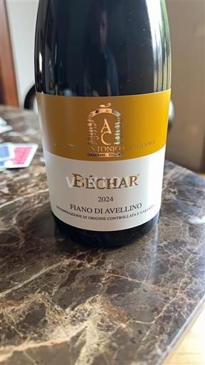 Campania Wines Fiano di Avellino Cantine Antonio Caggiano Béchar 2024