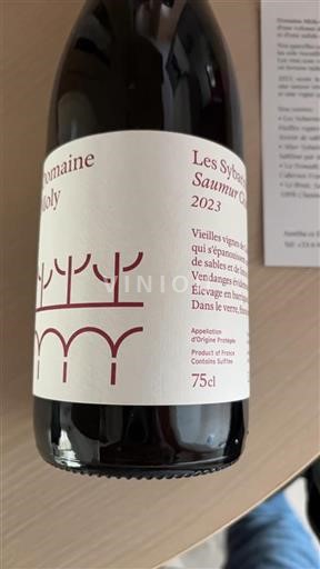 Vallée de la Loire Saumur-champigny Domaine Moly Les Sybarites 2023