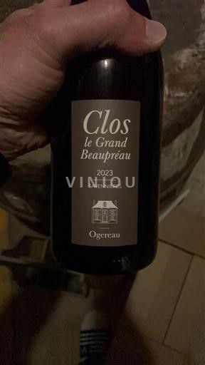 Vallée de la Loire Savennières Ogéreau Clos le Grand Beaupréau 2023