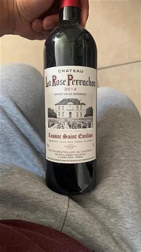 Bordeaux Lussac-saint-émilion Château La Rose Perruchon 2014