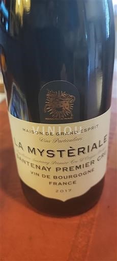 Burgundy Unspecified Premier Cru Maison de Grand Esprit La Mystèriale 2017