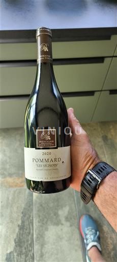 Burgundy Pommard Domaine Alexandre Parigot Les Vignots 2020