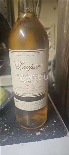 Bordeaux Loupiac Château CLOS DES MAS Mathieu 2005
