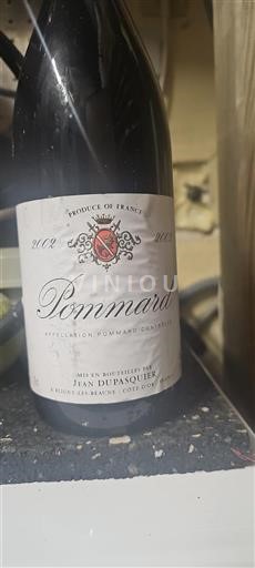 Bourgogne Pommard Jean Dupasquier 2002