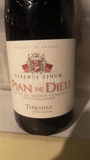 Vallée du Rhône Côtes-du-rhône-villages Terranea Habemus Vinum 2023