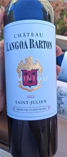 Bordeaux Saint-Julien Grand Cru Château Langoa Barton 2022