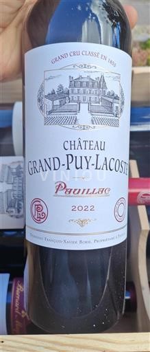 Bordeaux Pauillac Grand Cru Château Grand-Puy-Lacoste 2022
