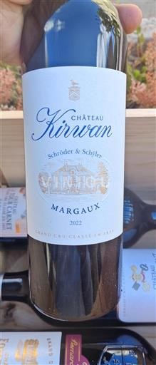 Bordeaux Margaux Grand Cru Classé Château Kirwan 2022