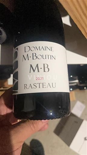 Rhône-dalen Rasteau Domaine M. Boutin M.B 2021